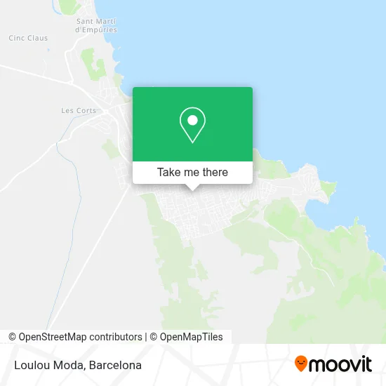 Loulou Moda map