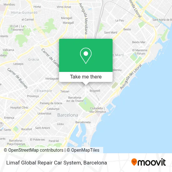 Limaf Global Repair Car System map