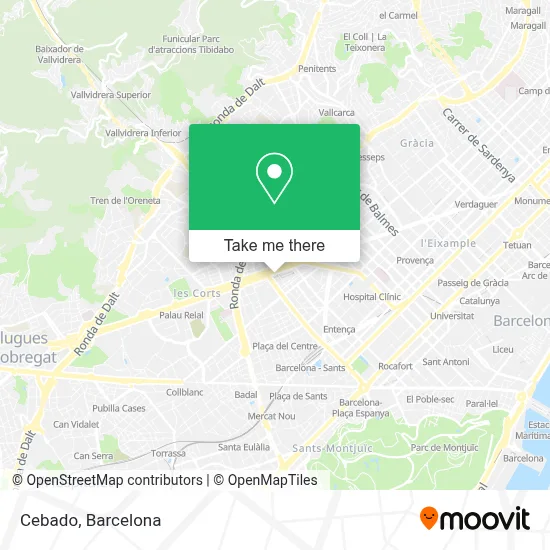 Cebado map