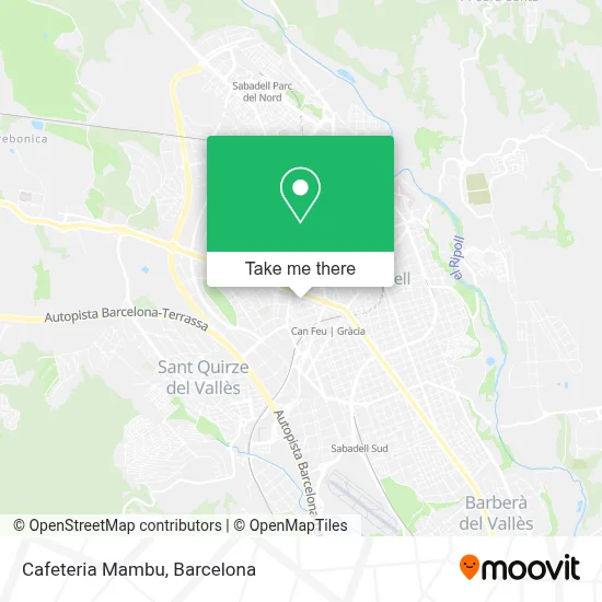 Cafeteria Mambu map