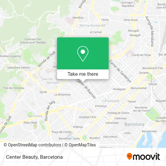 Center Beauty map