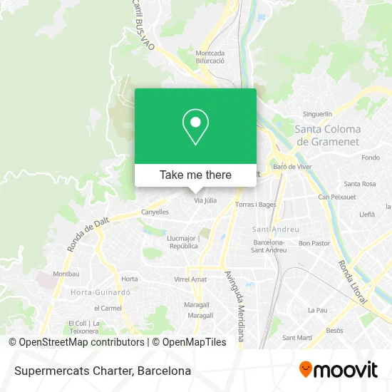 Supermercats Charter map
