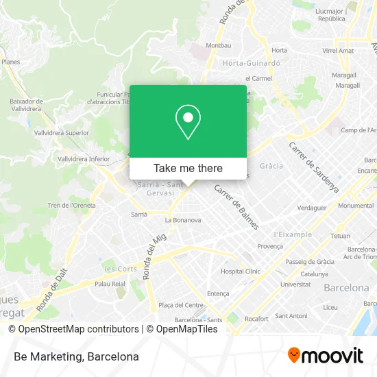 Be Marketing map