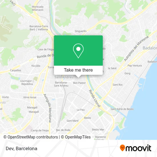 mapa Dev