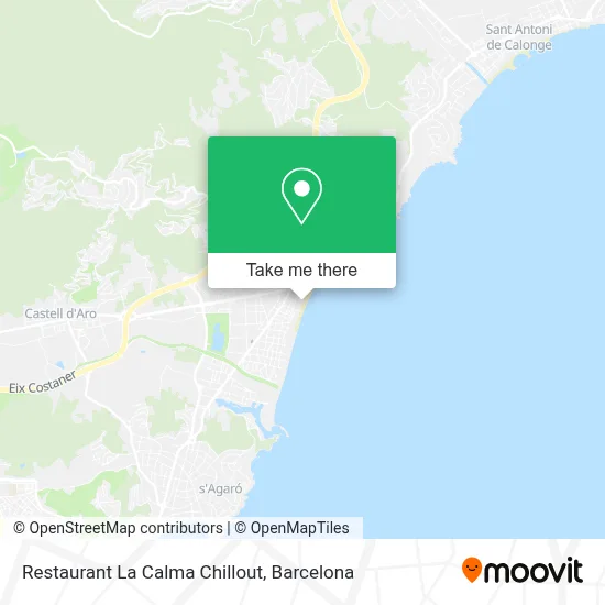 Restaurant La Calma Chillout map