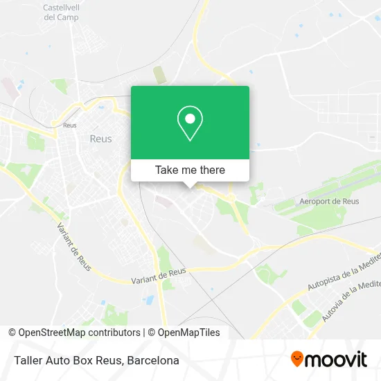 Taller Auto Box Reus map
