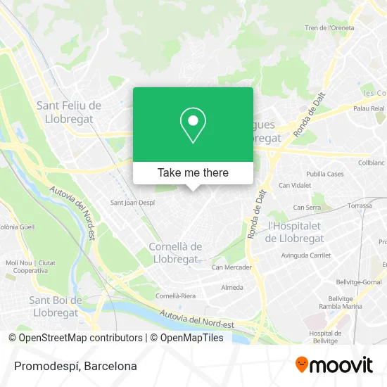 Promodespí map