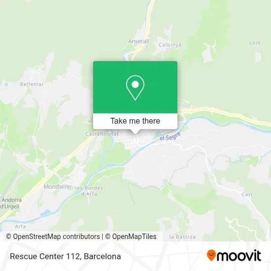 Rescue Center 112 map