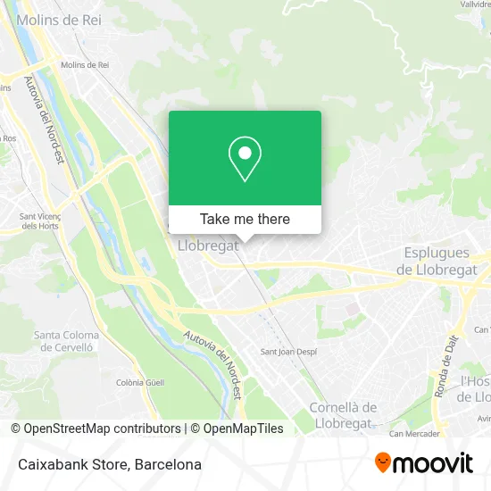 Caixabank Store map