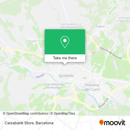 Caixabank Store map