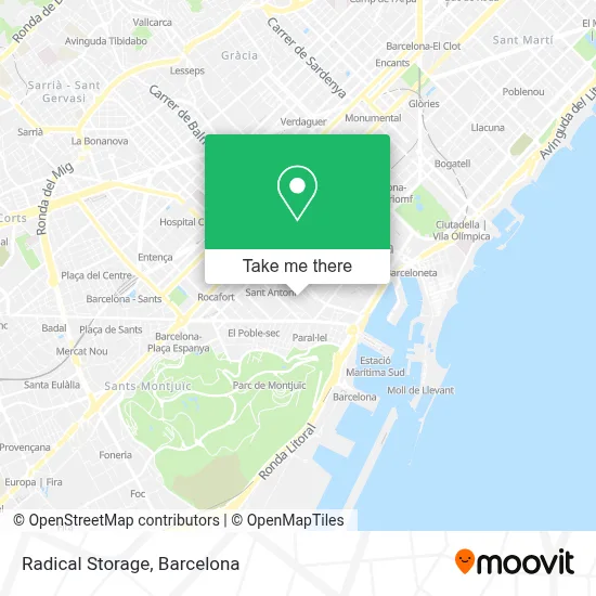 Radical Storage map