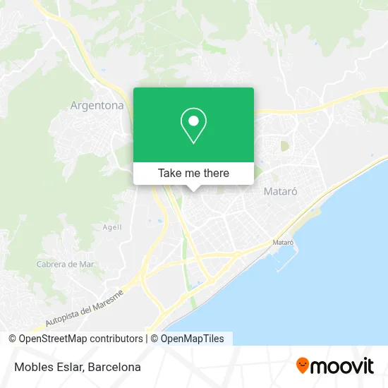 Mobles Eslar map