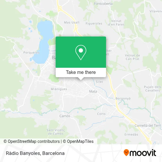 Ràdio Banyoles map