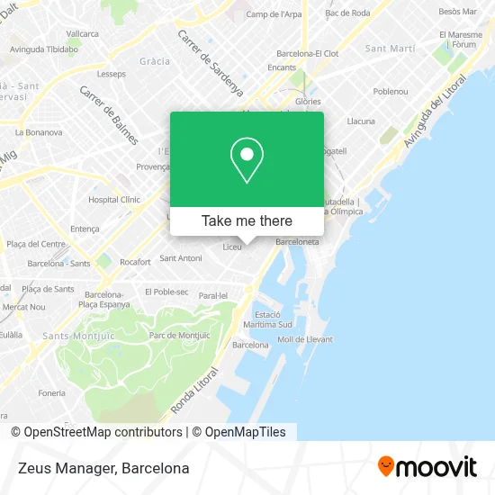 Zeus Manager map