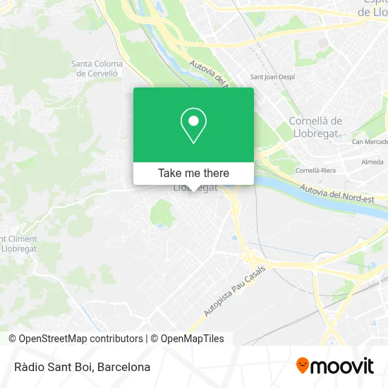 Ràdio Sant Boi map