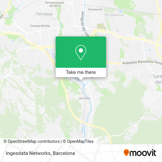 Ingesdata Networks map