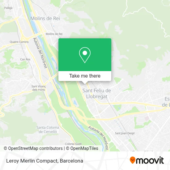 Leroy Merlin Compact map