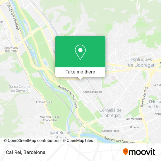 Cal Rei map
