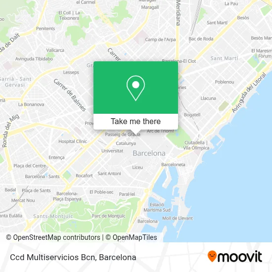 Ccd Multiservicios Bcn map