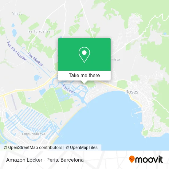 Amazon Locker - Peris map