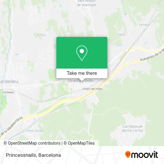 Princessnails map