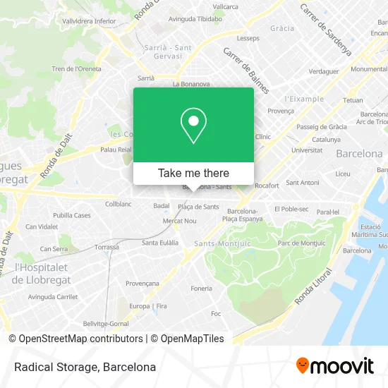 Radical Storage map