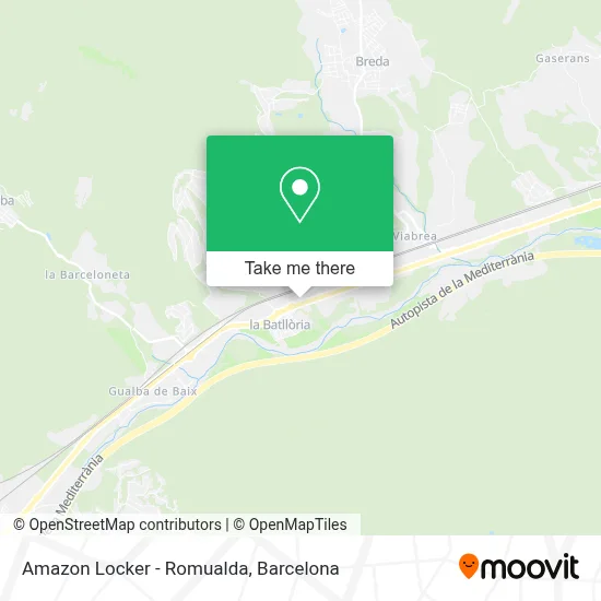 Amazon Locker - Romualda map