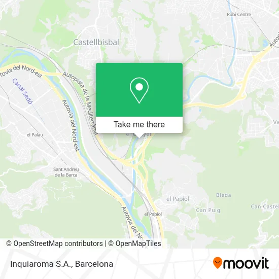 Inquiaroma S.A. map