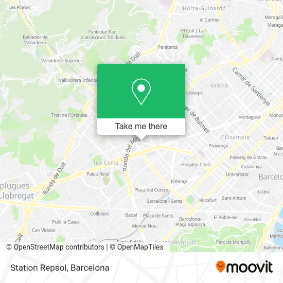 Station Repsol map