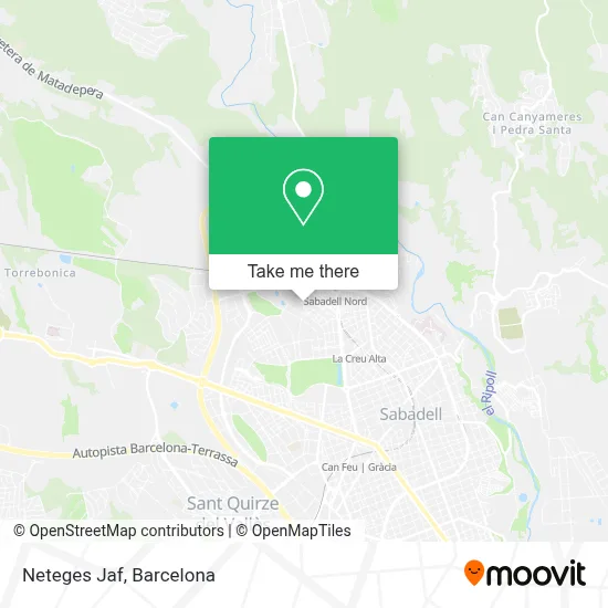 Neteges Jaf map