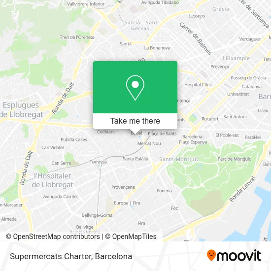 Supermercats Charter map