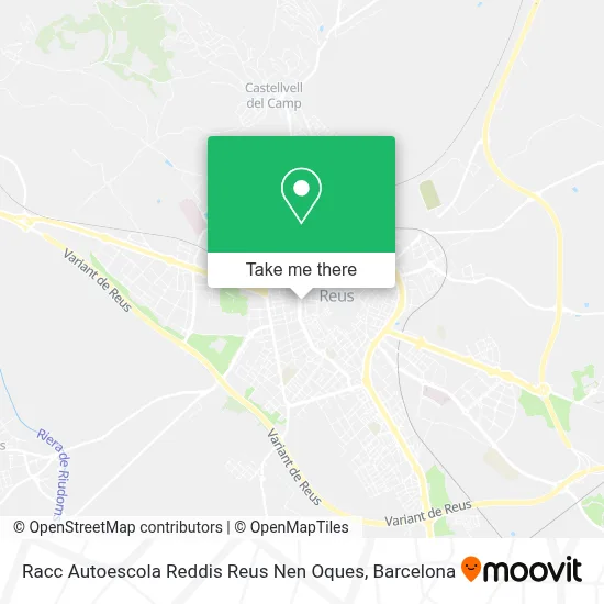 Racc Autoescola Reddis Reus Nen Oques map