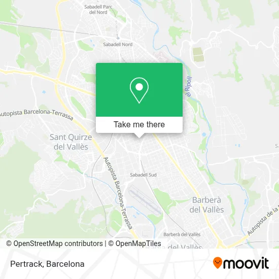 Pertrack map