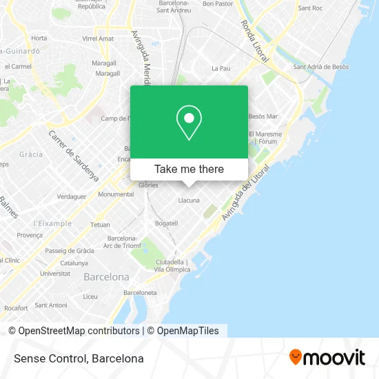 Sense Control map