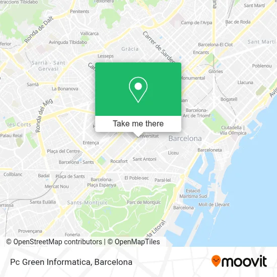 Pc Green Informatica map