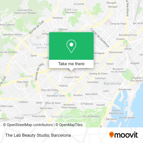 The Lab Beauty Studio map