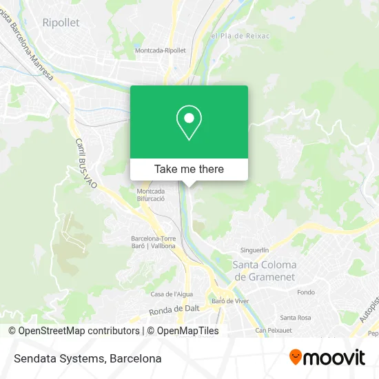 Sendata Systems map