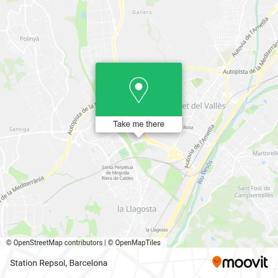 Station Repsol map