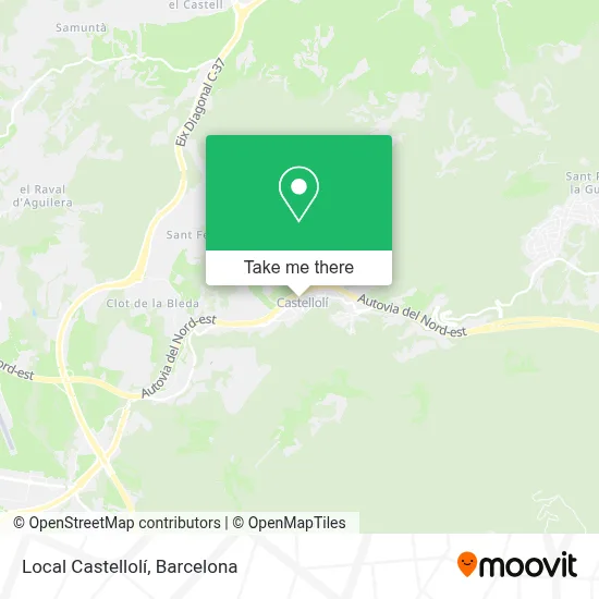 Local Castellolí map