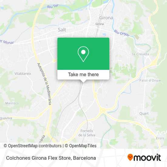 Colchones Girona Flex Store map