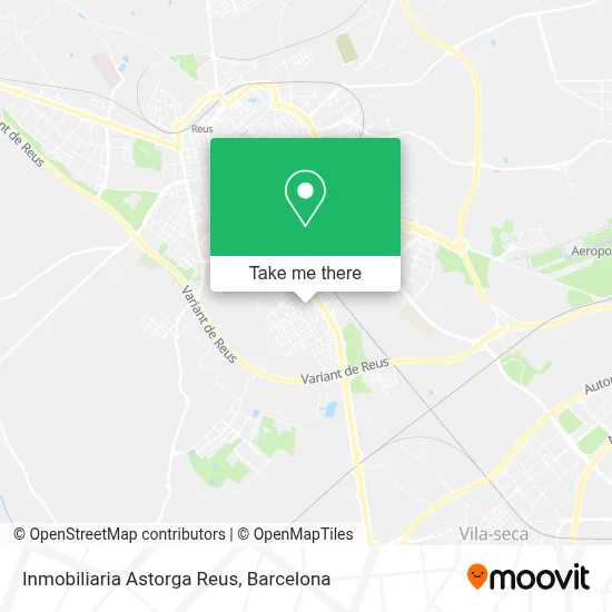 Inmobiliaria Astorga Reus map