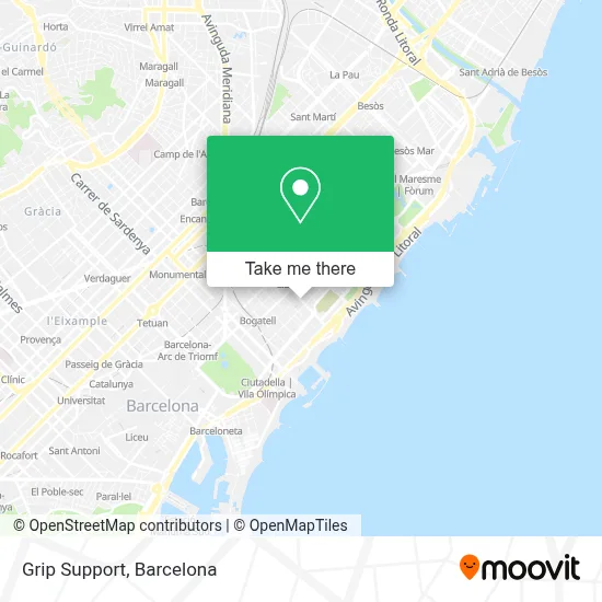Grip Support map