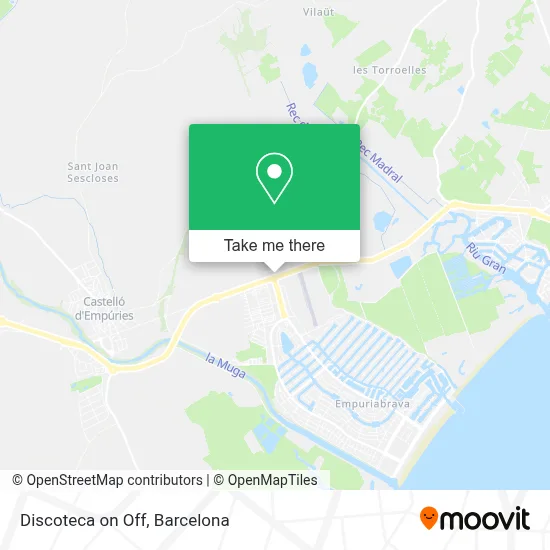 Discoteca on Off map