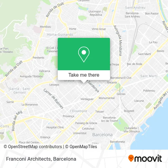 Franconi Architects map