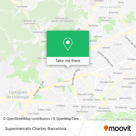 Supermercats Charter map