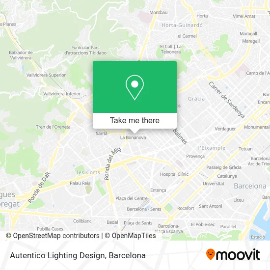 Autentico Lighting Design map