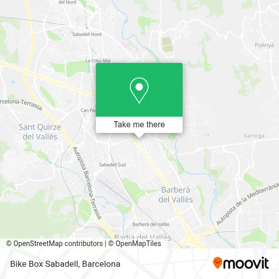 Bike Box Sabadell map