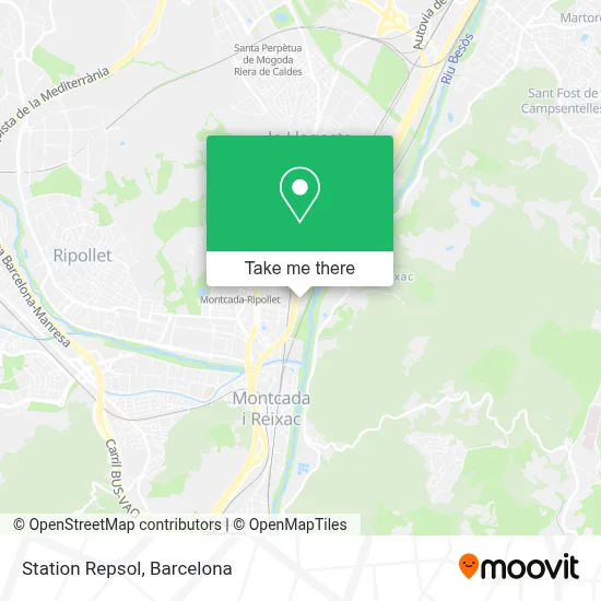 Station Repsol map