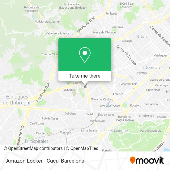 Amazon Locker - Cucu map