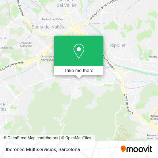 Iberonec Multiservicios map
